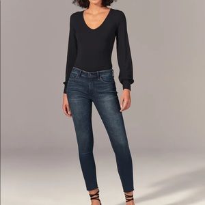 A&F harper low rise super skinny 27/4 Short